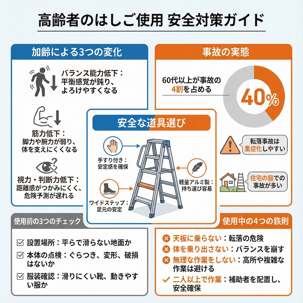 高齢者のはしご使用 安全対策ガイド